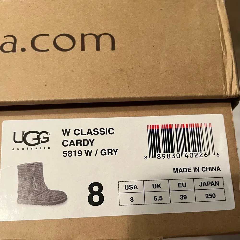 Ugh Classic Cardy Boot - Gray - Picture 7 of 7